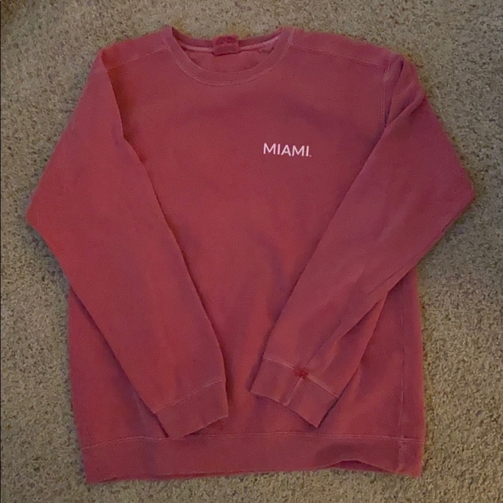 Miami University comfort colors sweatshirt